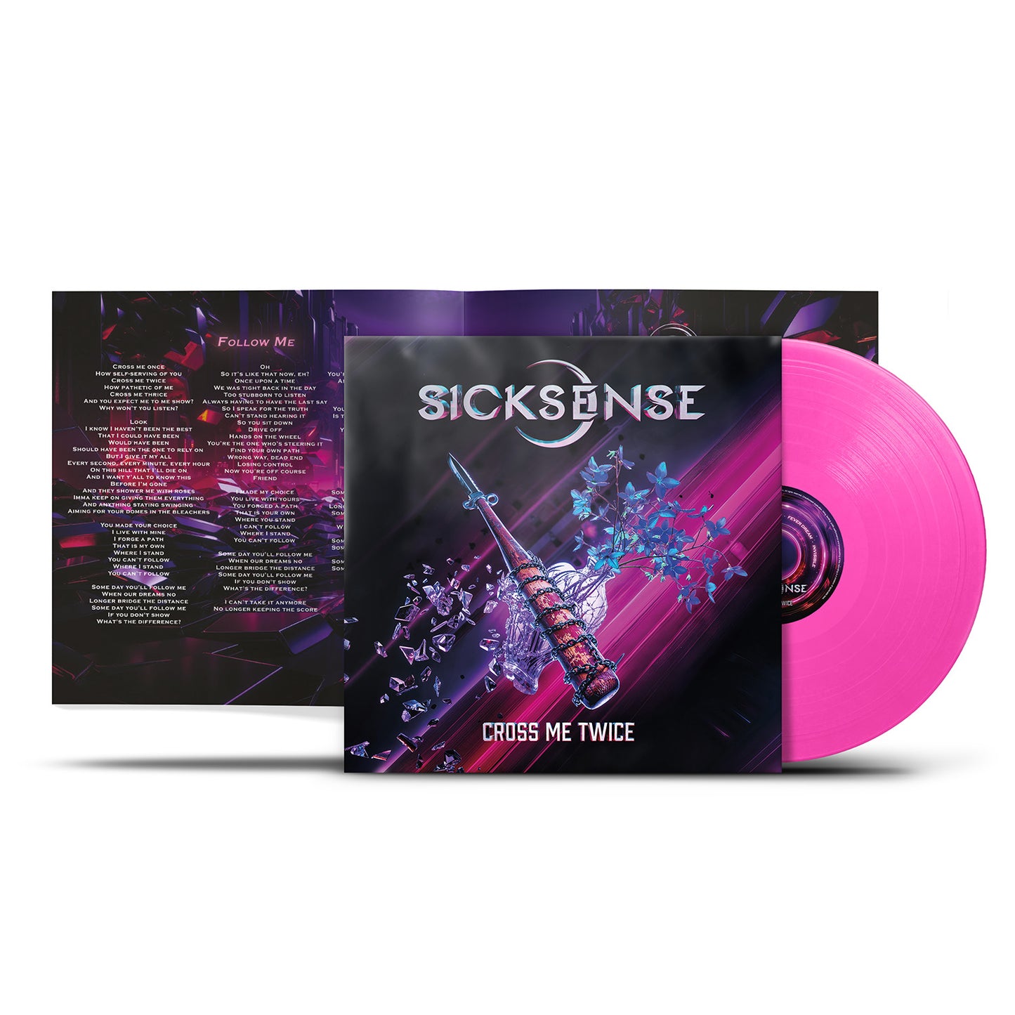 Cross Me Twice Pink Vinyl w/ Signed Booklet