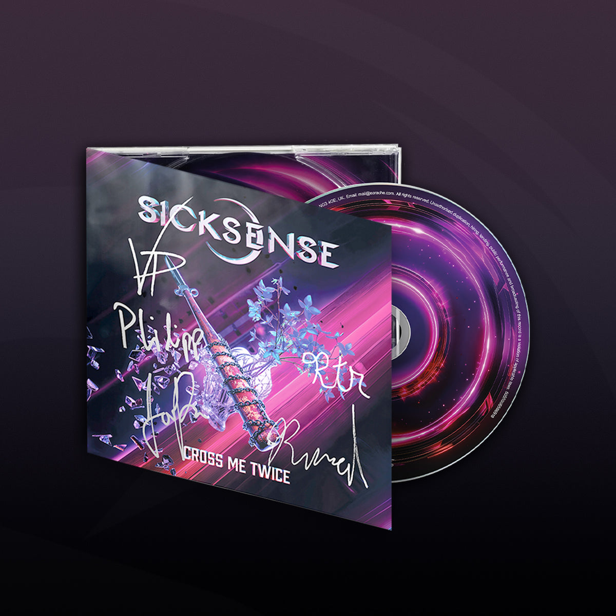 Cross Me Twice Digipak CD (Signed Cover)