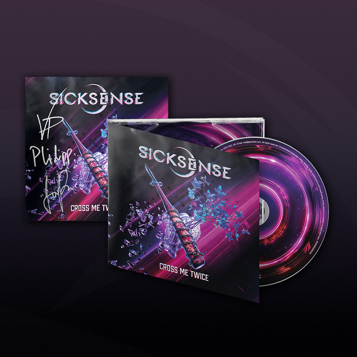 Cross Me Twice Digipak CD (with Signed Booklet)